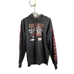 Chemistry Chevrolet Corvette branded pullover hoodie black Size Medium. ZR1.